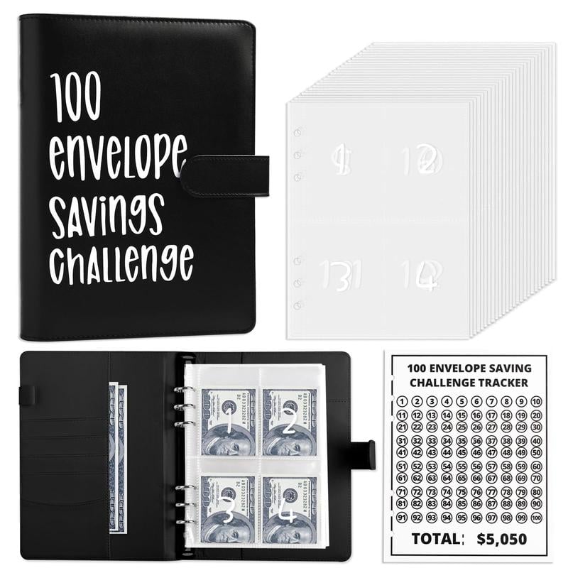 🔥Last 4 hours Sale: Save 50% -100 Envelopes Money Saving Challenge