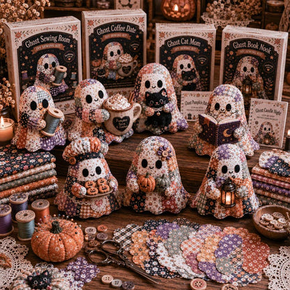 🔥40% Off Last Day - 👻 Little Ghost’s Cozy Halloween DIY Patchwork Kit