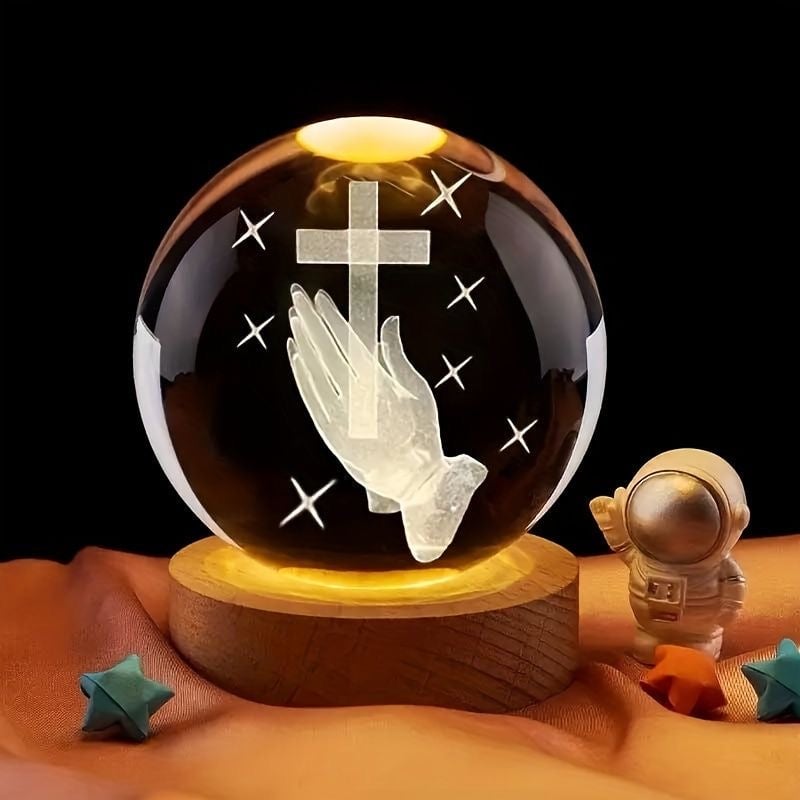 🔥LAST DAY SALE 50% OFF ✝️The Holy Crystal Lamp
