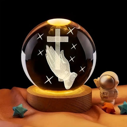 🔥LAST DAY SALE 50% OFF ✝️The Holy Crystal Lamp