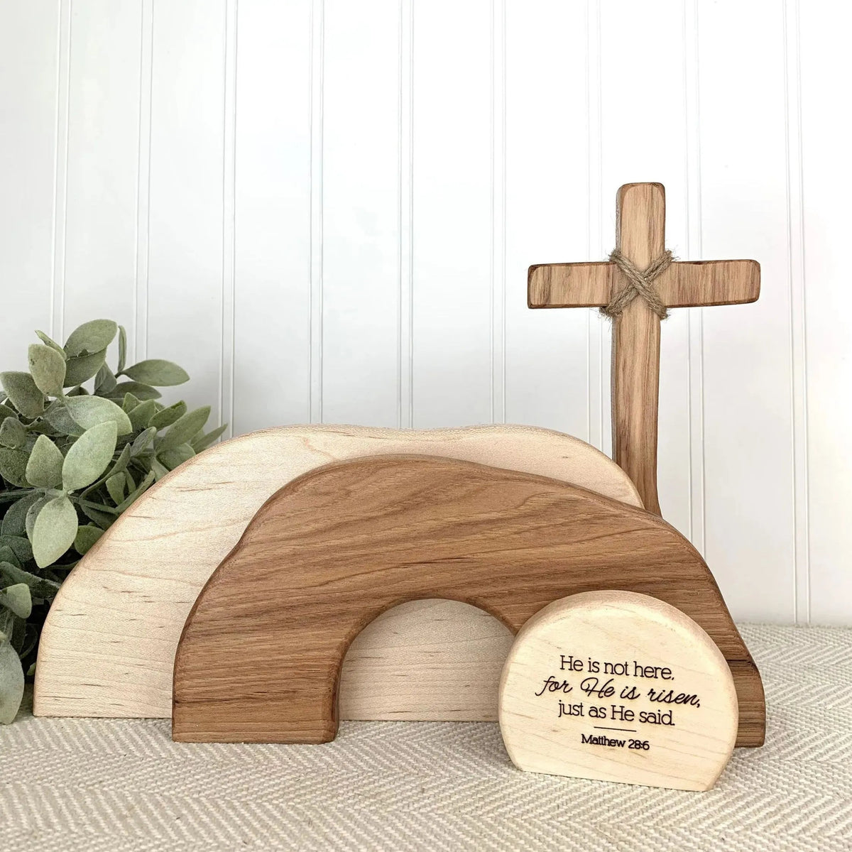🔥Last 4 hours Sale: Save 50% -✝Empty tomb Easter decor