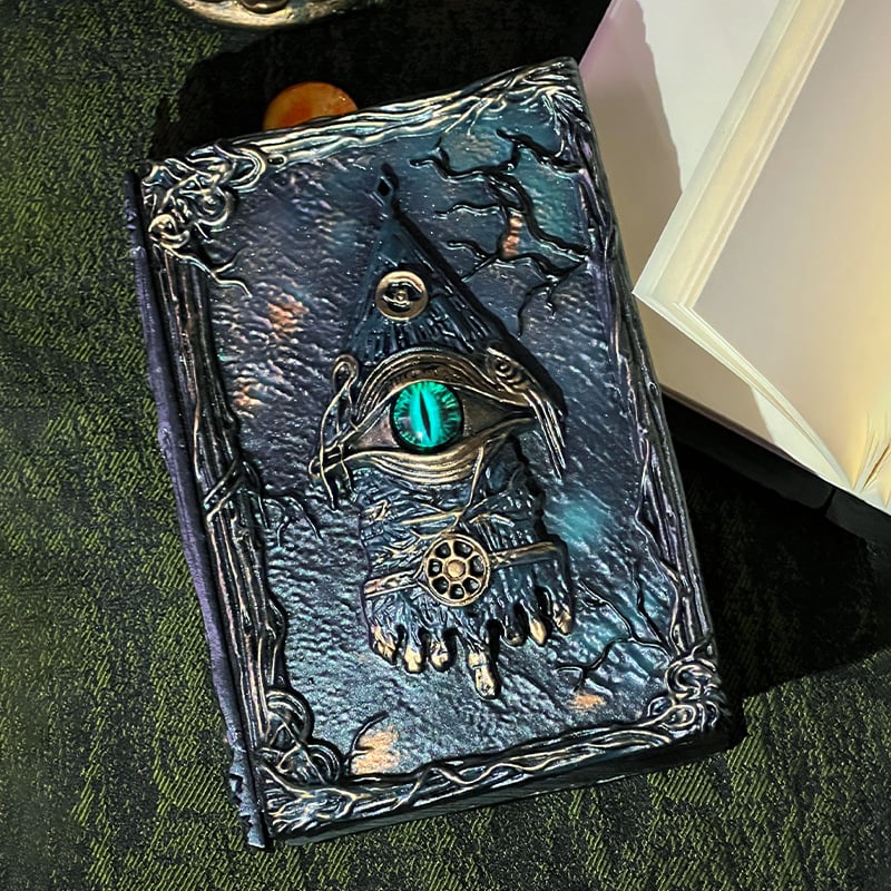 🔥Last Day 49% OFF - 👁️📖 Dark Wind Cthulhu's Secret Eye Hand Book Office Notebook Journal