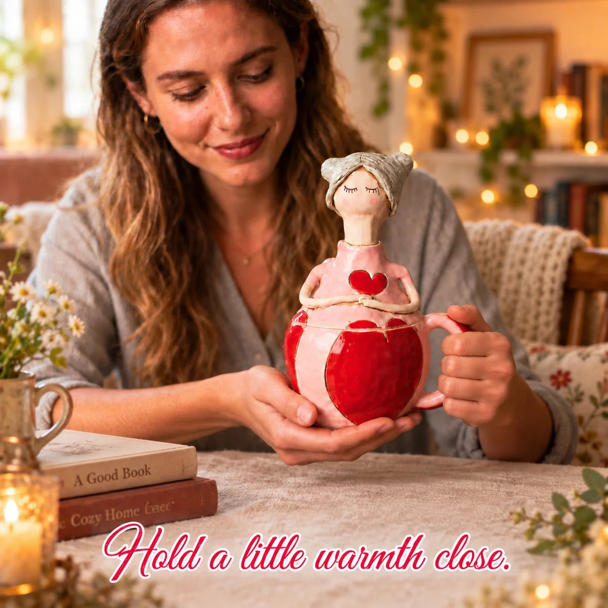 🔥Last Day 50% OFF 💖🧚‍♀️Handcrafted Fairies Storage Jar/Mug