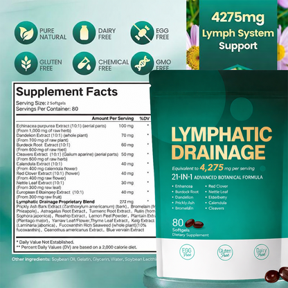Stycove Lymphatic Drainage — 21-in-1 Advanced Botanical Formula