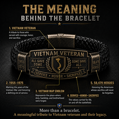 Hot Sale Promo: 49% OFF 🎖️ -Vietnam Veteran Honor Bracelet
