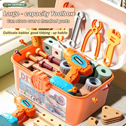 Kids' Electric Drill Screw Building Set
