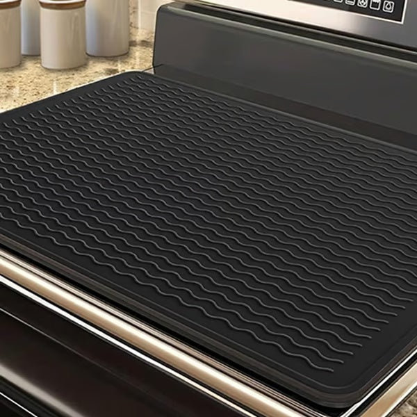500°F/220°C Heat-Resistant Silicone Stove Cover Mat & Utensils