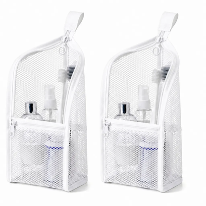 Mesh Zipper Toiletry Storage Pouch