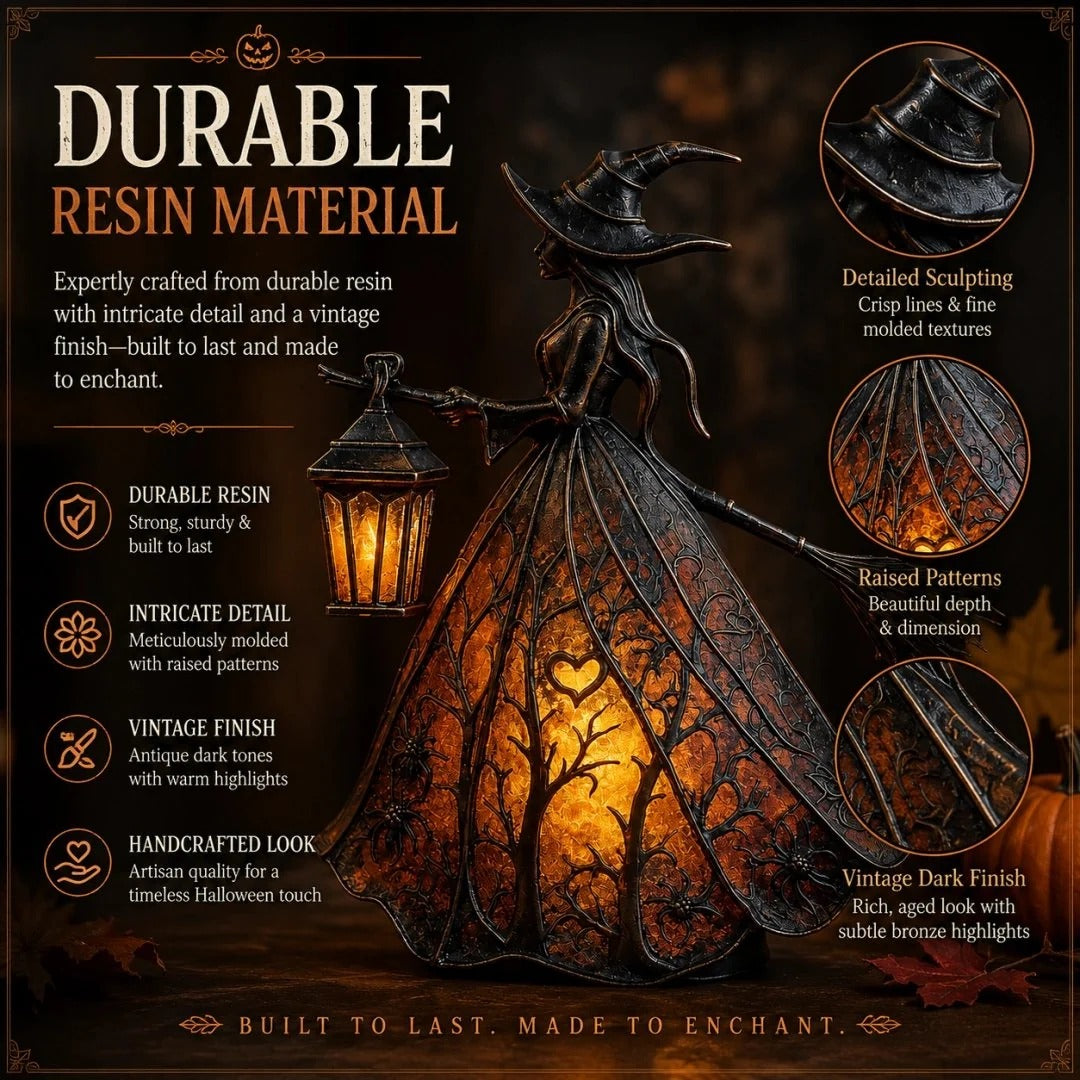 🧙‍♀️✨Halloween Witch Lamp Tabletop Decoration