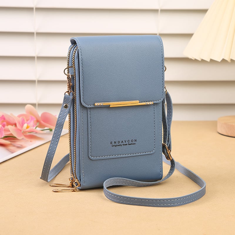 🔥LAST DAY 50% OFF - 👛📱 Dopamine Color Touchscreen Crossbody Phone Wallet