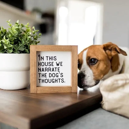🔥LAST DAY 50% OFF - 😺🐶Pet Slogan Home Decorations