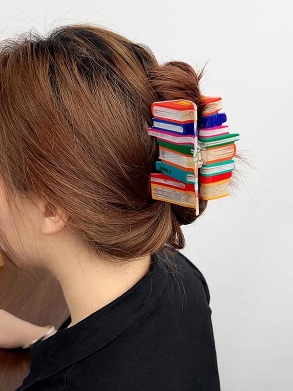 ✨LAST DAY ONLY 49% OFF🔥  Book Pattern Hair Claw