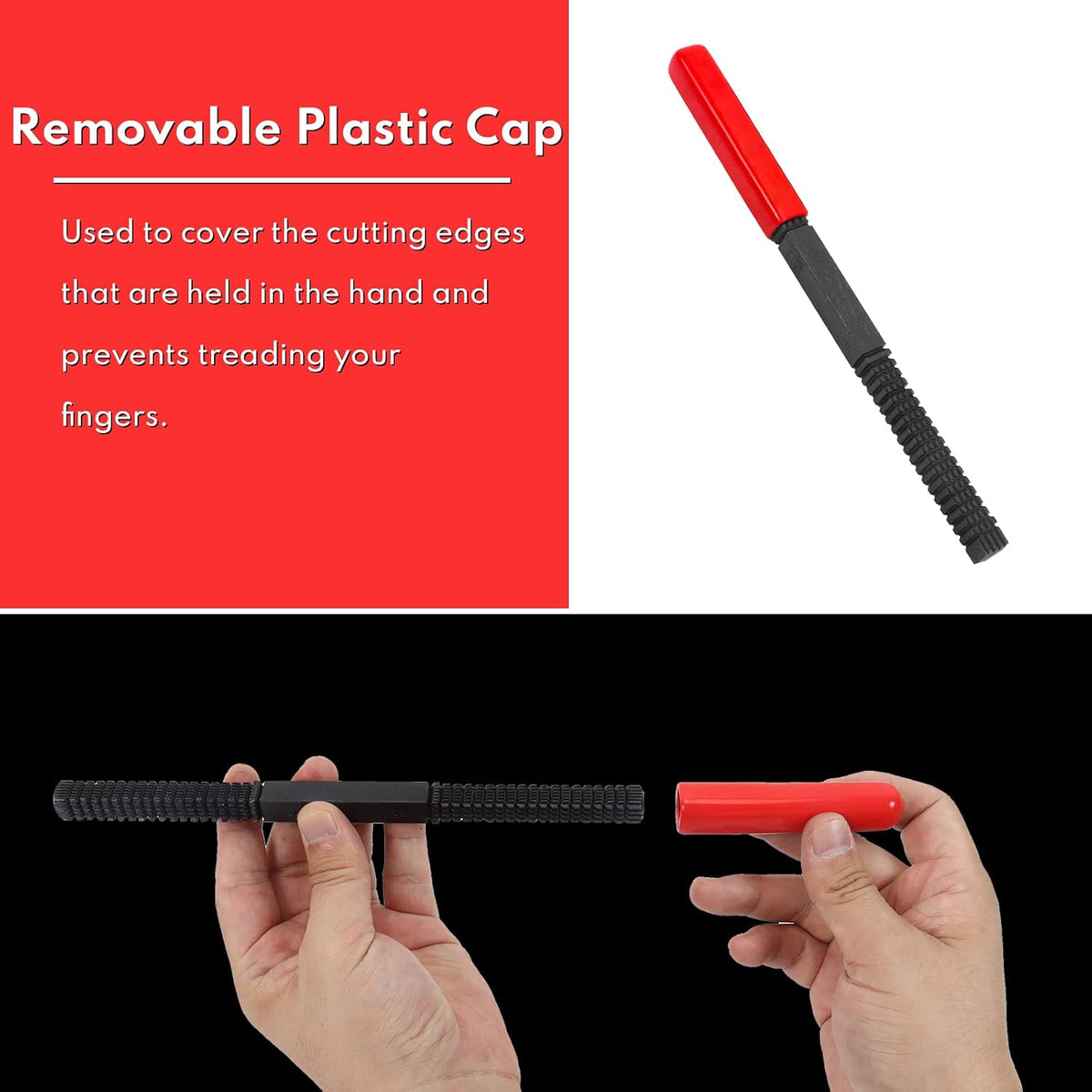 🛠️🔩 3Pcs SAE & Metric Thread Repair File Set
