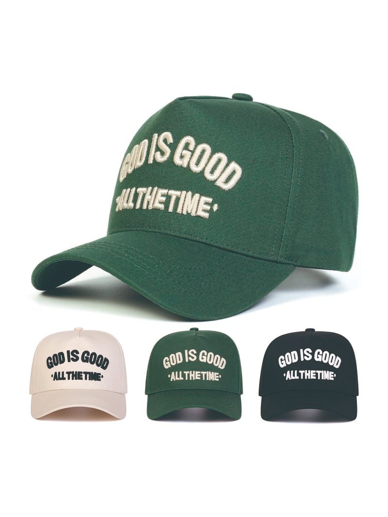 ✝️GOD IS GOOD ALL THE TIME Embroidered Trucker Hat