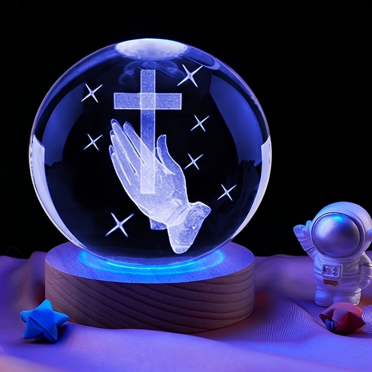 🔥LAST DAY SALE 50% OFF ✝️The Holy Crystal Lamp