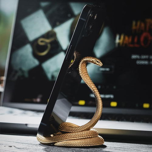 🔥Golden cobra cell phone holder