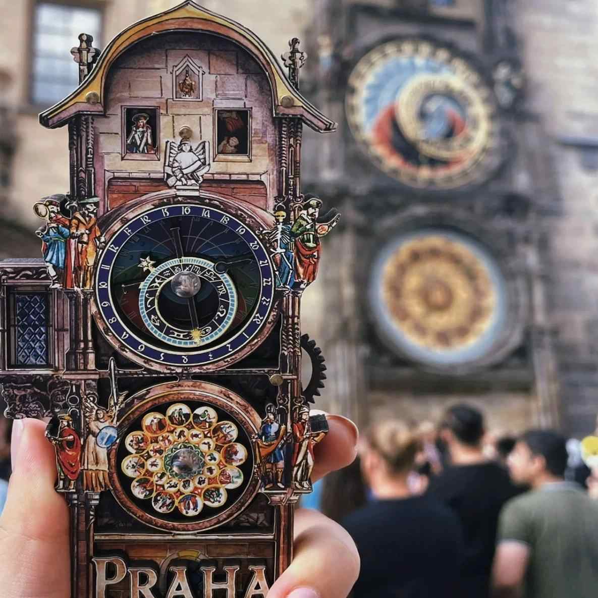 Prague Astronomical Clock Fridge Magnet🔥