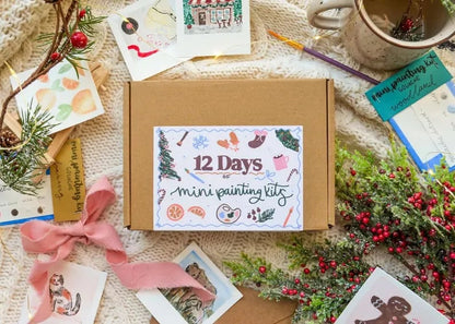 🔥LAST DAY SALE 50% OFF🌈Mini Painting Advent Calendar