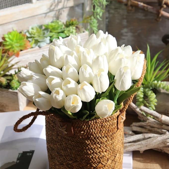 ✨Valentine's Day Early Bird Sale 49% OFF! - UV Resistant Lifelike Artificial Tulips Flowers💐
