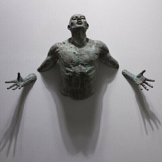 🔥Last 4 hours Sale: Save $20 -🔥Art Wall Decor Human Body Sculpture