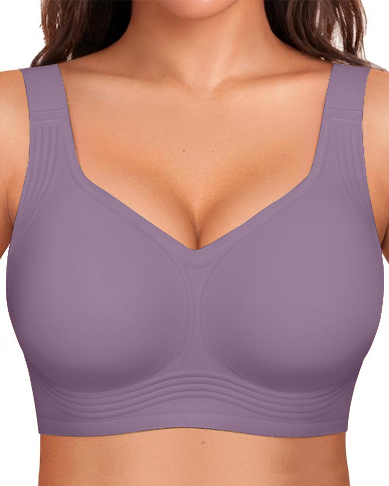 Comfortable Wireless Full Coverage Jelly Smoothing Bra