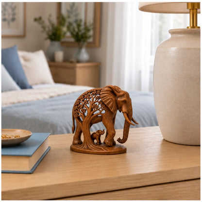 Elephant Family Tree Sculpture