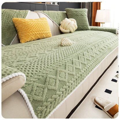 🛋️ Soft Non-Slip Jacquard Sofa Cover – Washable Furniture Protector for Couch & Sectional