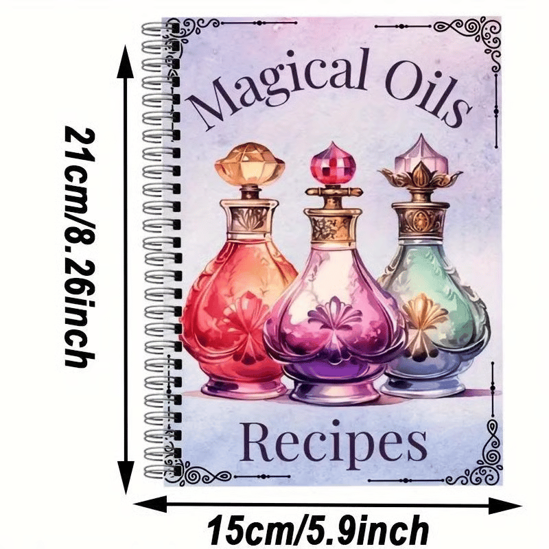 🔥LAST DAY 50% OFF🔮50-Page Magic Oil Recipes Book – Witchcraft Guide & Ritual Book