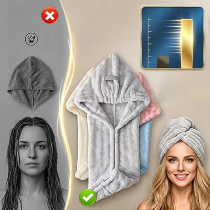 Ultra Absorbent Fast-Drying Hair Turban