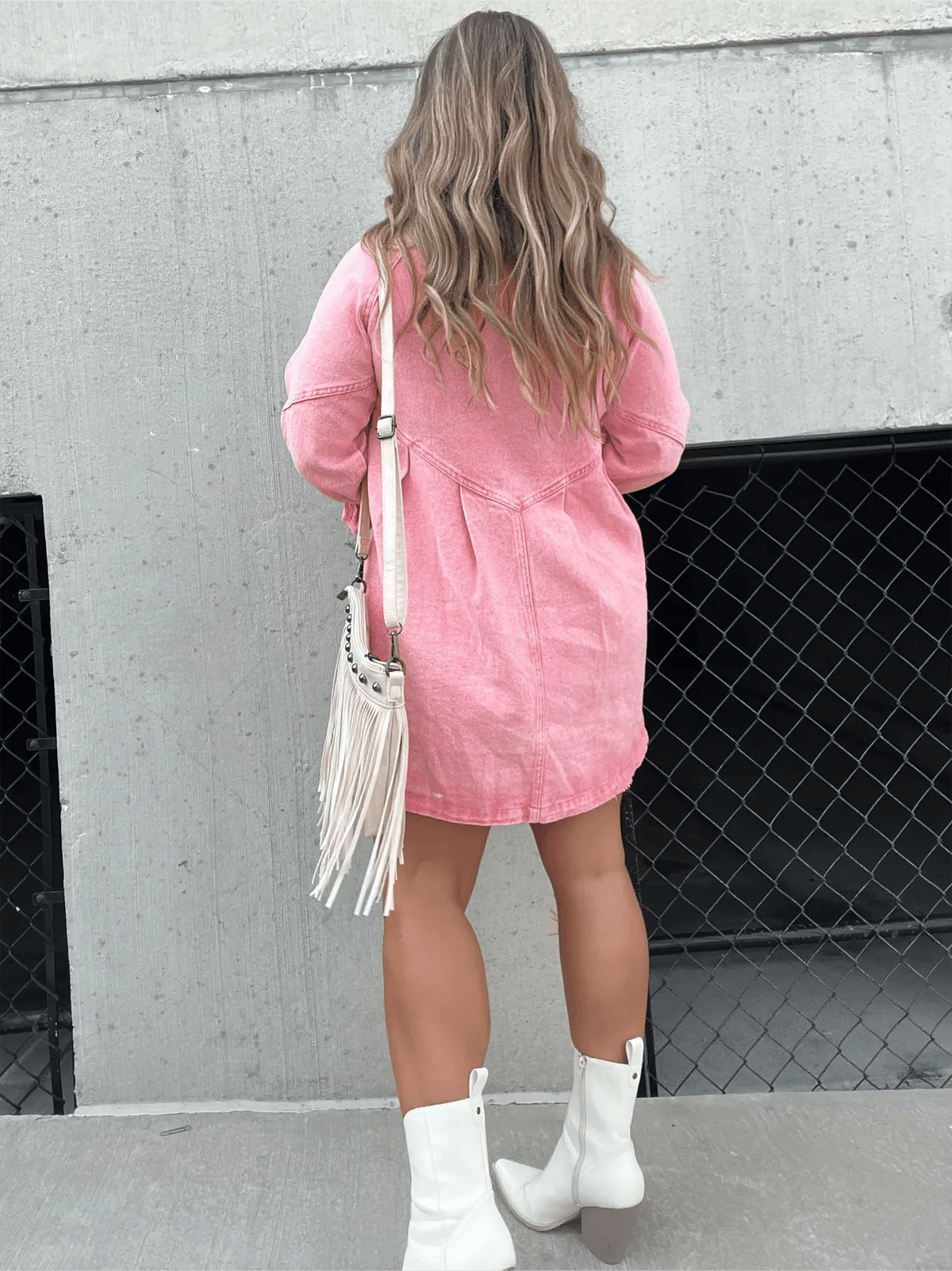 🔥LAST DAY 50% OFF-✨Women's Washed Denim Puff Sleeve Dress 🎁