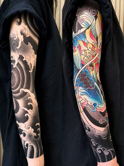 🖤 UV Protection Tattoo Arm Sleeves for a Cool Streetwear Look 🔥