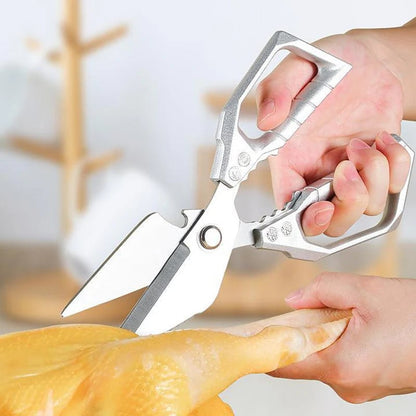 ✂️! 🔥 Heavy-Duty Kitchen Scissors - Multi-Function & Dishwasher Safe, Perfect for Poultry, Herbs and Daily Use 🍗✨