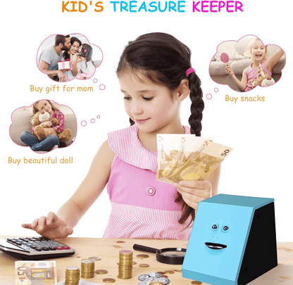 🔥Last 4 hours Sale: Save 50%-Face Coin Saving Bank🪙