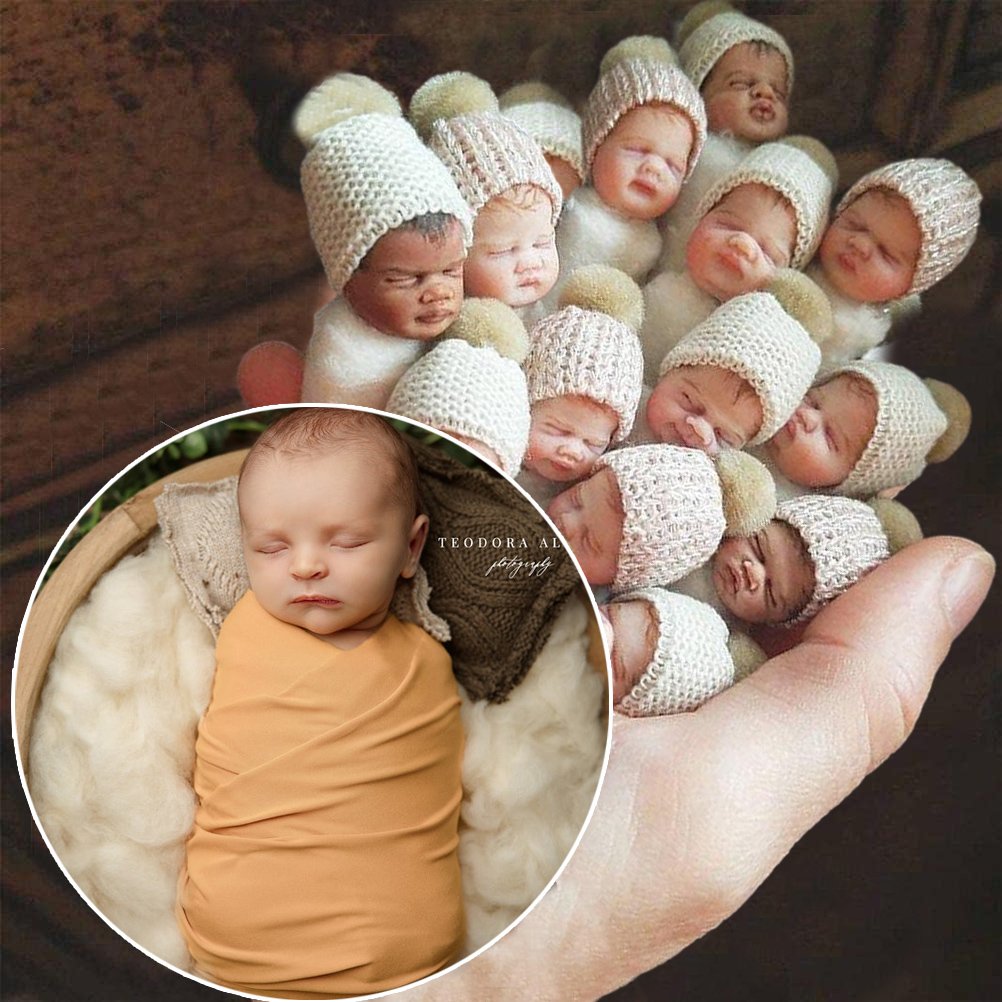 ✨🎉MINI REBORN BABY DOLL✨EPIC REAL👶