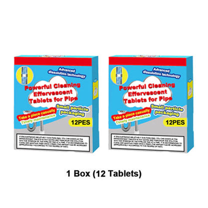 🔥🔥50% OFF ❤️Powerful Cleaning Effervescent Tablets for Pipe, Fast Dissolve Hair Grease Clogs, Deodorizing Antibacterial Pipe Cleaner for Sink Toilet Floor Drain