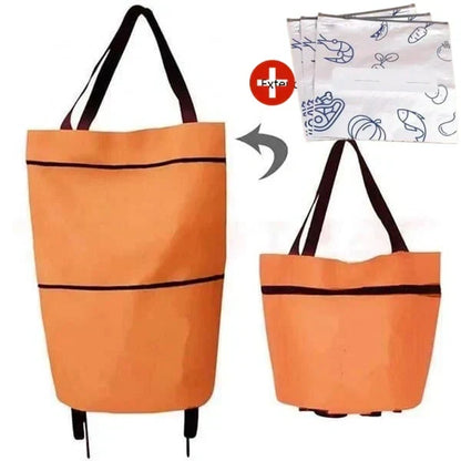 🏆Last Day Promotion 50% OFF!!💞Foldable 2-in-1 Shopping Bag