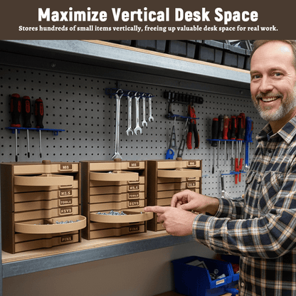🎁The Ultimate 360° Rotating Precision Desktop Organizer