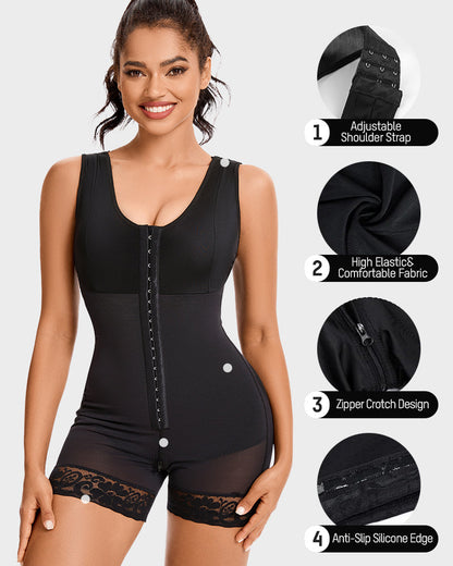 Extra Plus Size Shaper Bodysuit Tummy Control Shapewear With Bra
