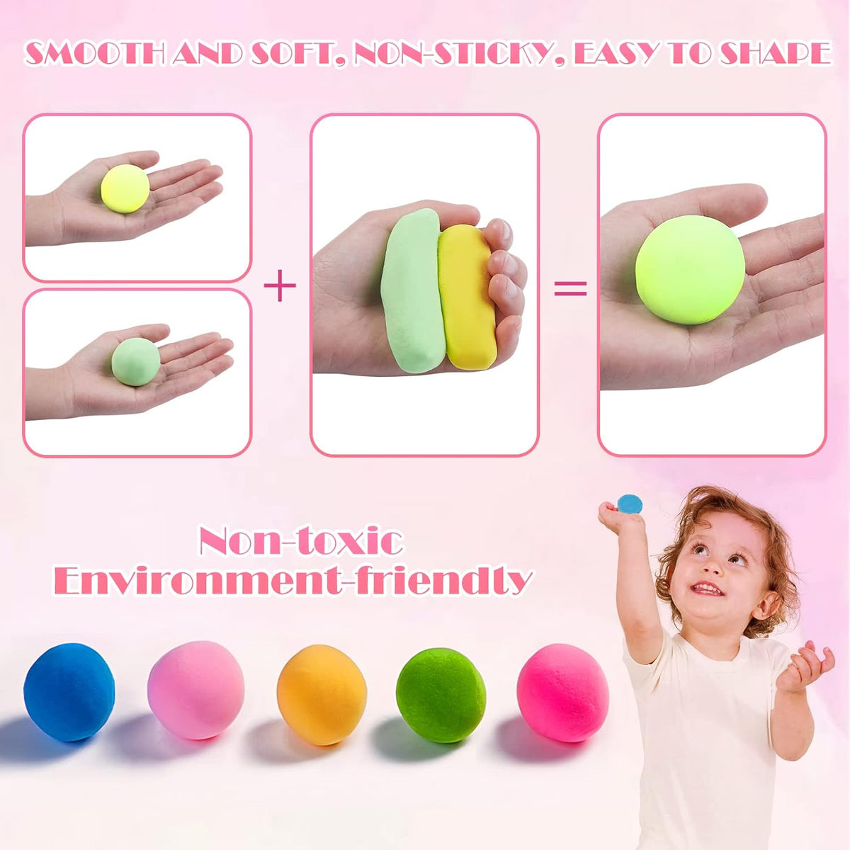 🔥Last Day 50% OFF - 🎨✨Colors Modeling Clay Kit with 3 Sculpting Tools