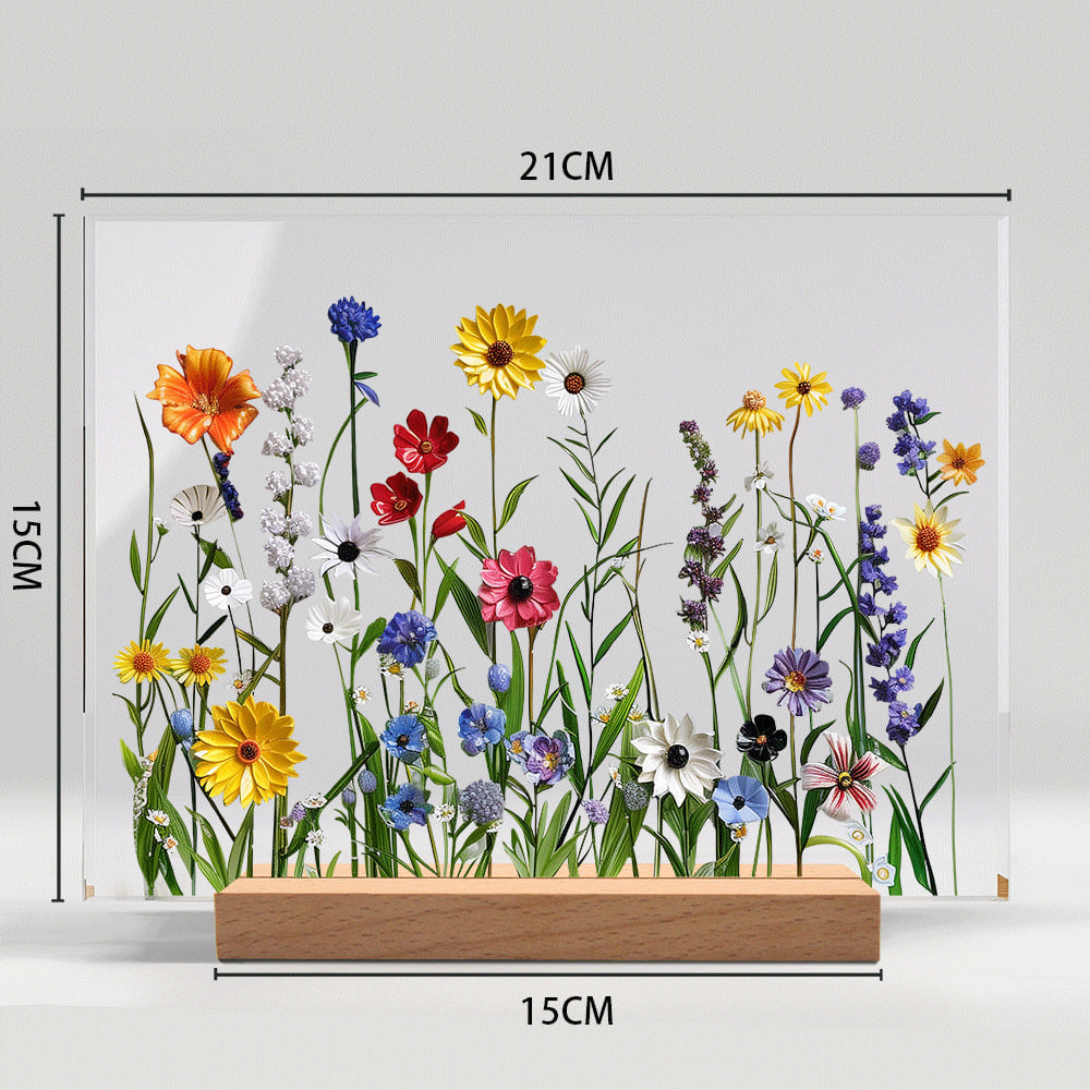 🌷🌼2024 NEW - 🌻🌺Painted Colorful Flower Pattern Decor
