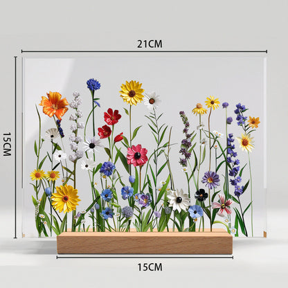 🌷🌼2024 NEW - 🌻🌺Painted Colorful Flower Pattern Decor