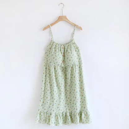 The Bloom Nightgown - 100% Muslin Cotton