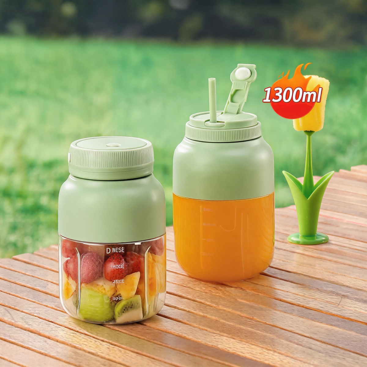 ⚠️ Dreading the post-juice cleanup? This  cup rinses clean in 10 seconds. No scrubbing! 🚿