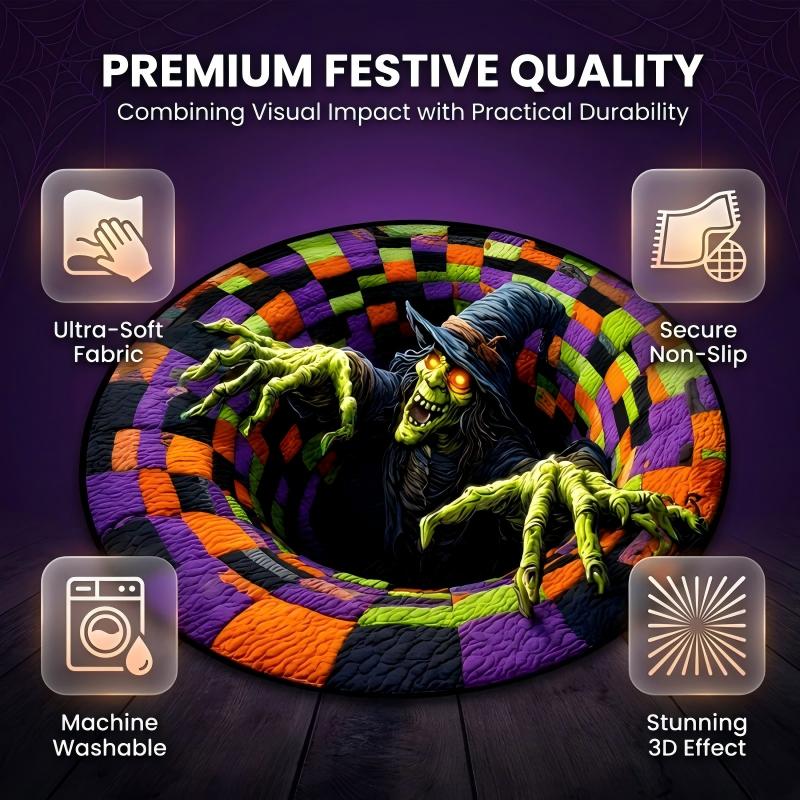 Halloween Round Rug