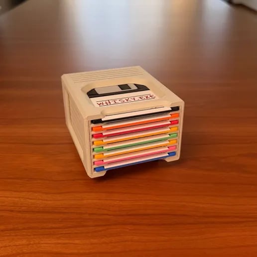 THE RETRO-TECH COASTER HOLDER💾