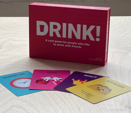 🔥Last 4 hours Sale: Save 49%- 🥂 DRINK Party Game Card Deck
