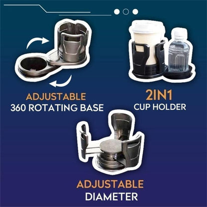 🔥Last 4 hours Sale: Save $20 -Dual Cup Holder Expander for Car