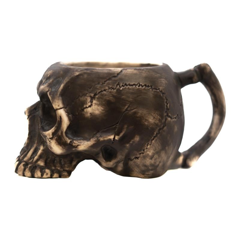 🔥Last 4 hours Sale: Save 50% - ☠️Handmade Skull Lather Bowl