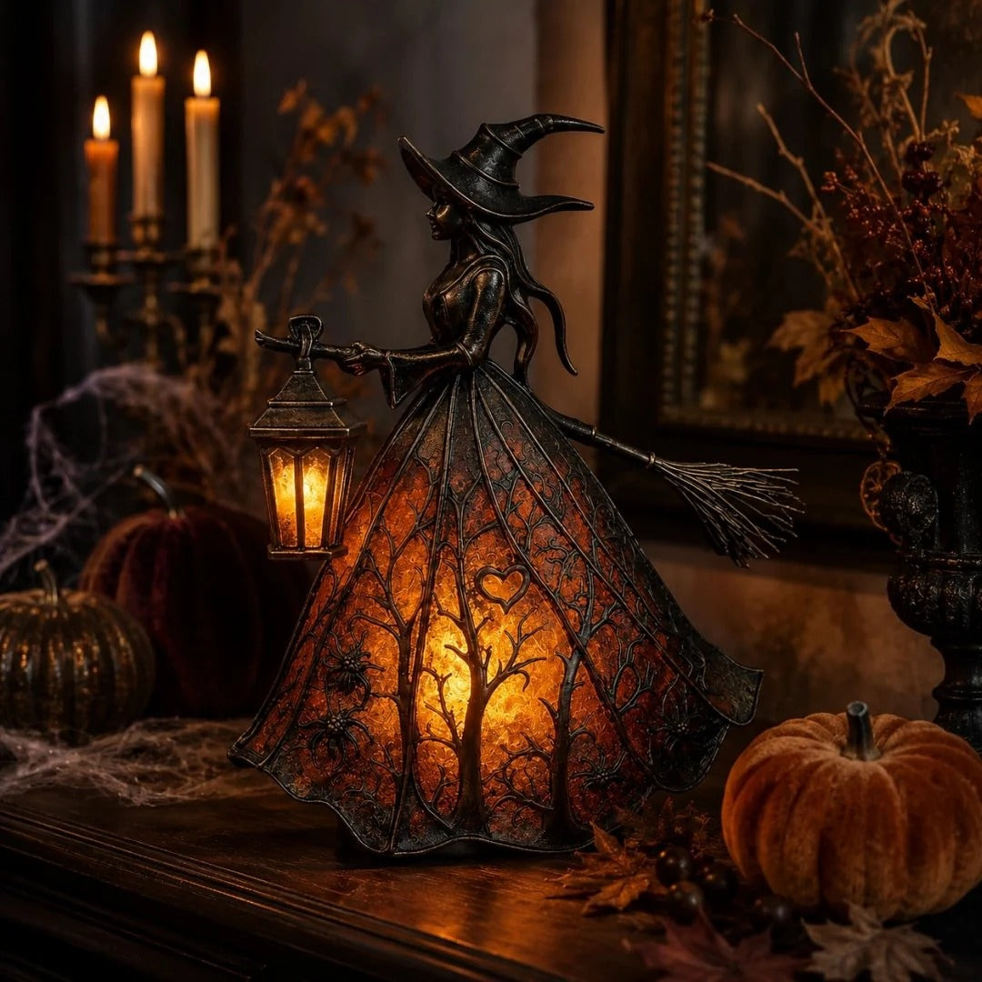🧙‍♀️✨Halloween Witch Lamp Tabletop Decoration