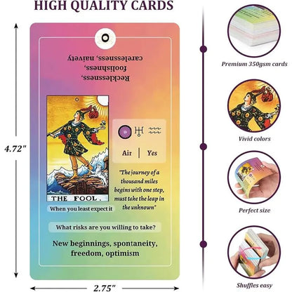 💖Last Day Sale 49% OFF-Purple Moon Tarot Kit 🔮